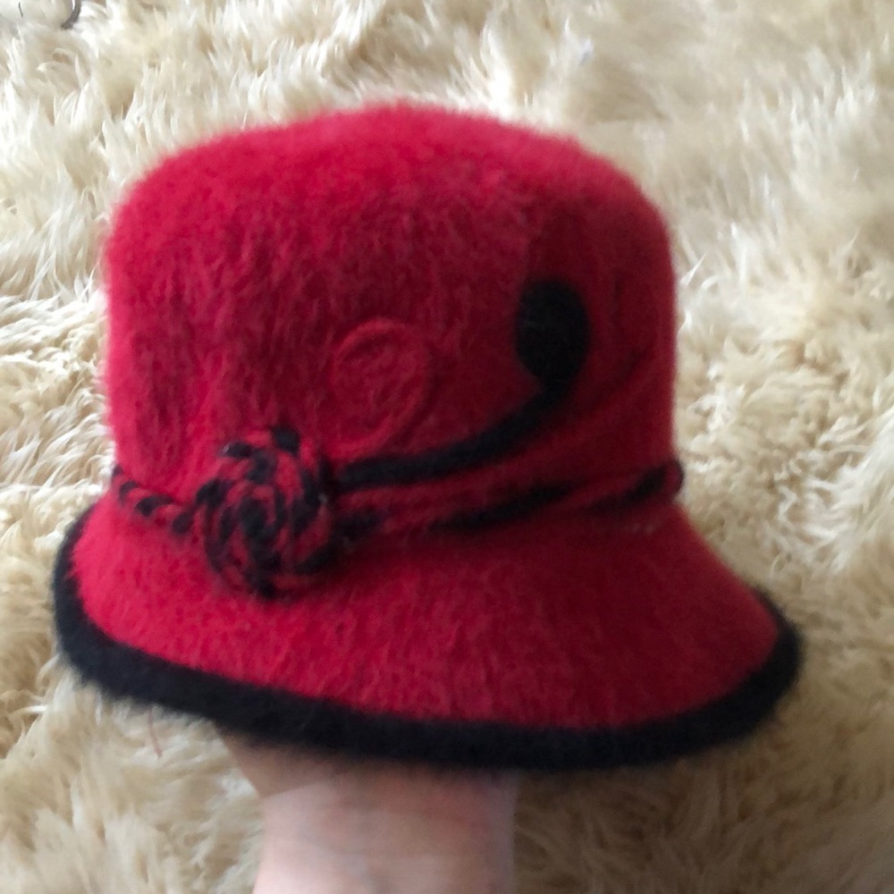 Bucket Hat Rabbit Fur Angora vintage